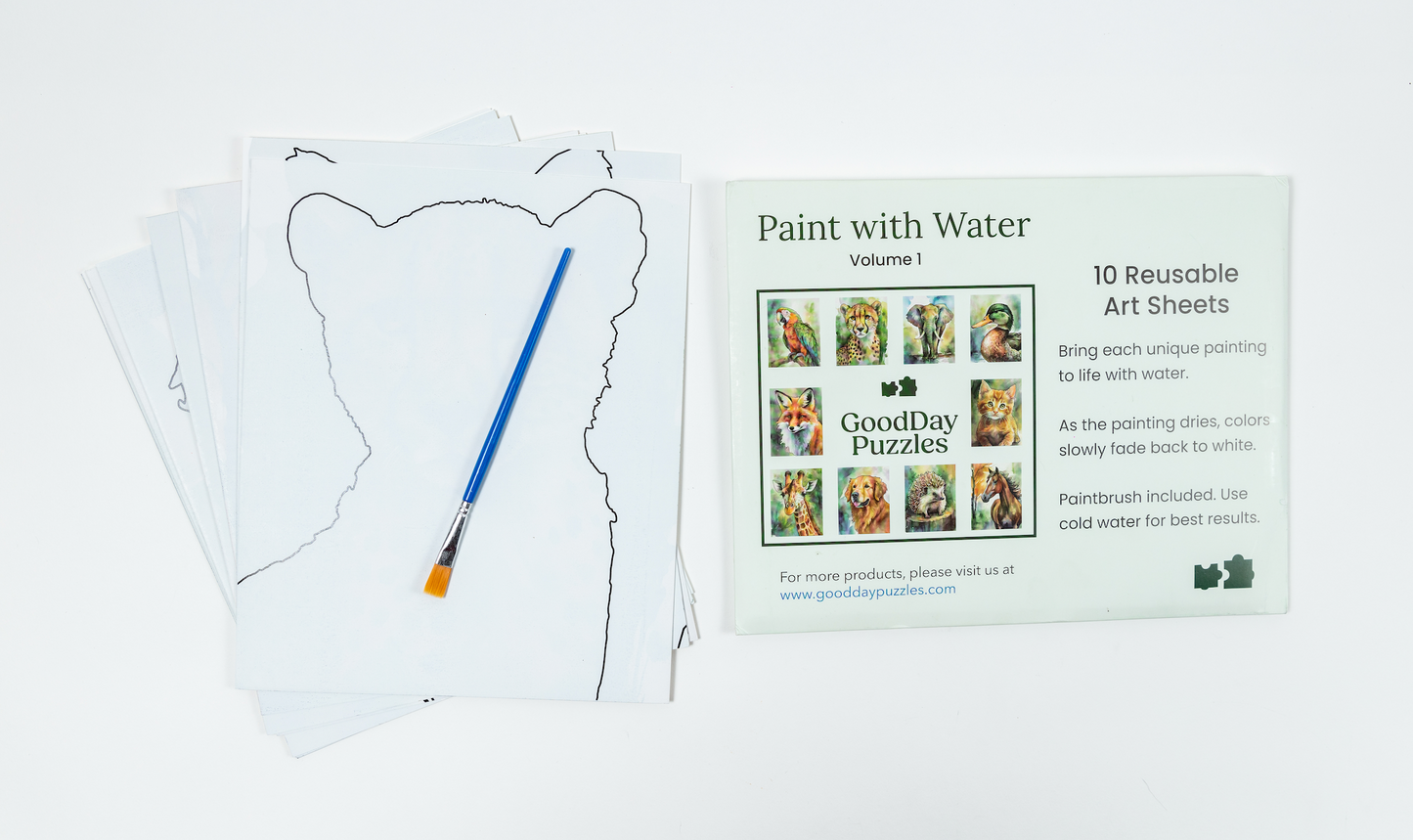 Paint with Water - Amazing Animals