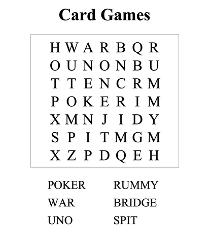 50 Word Search Puzzles | Download & Print
