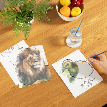 Paint with Water -  Amazing Animals