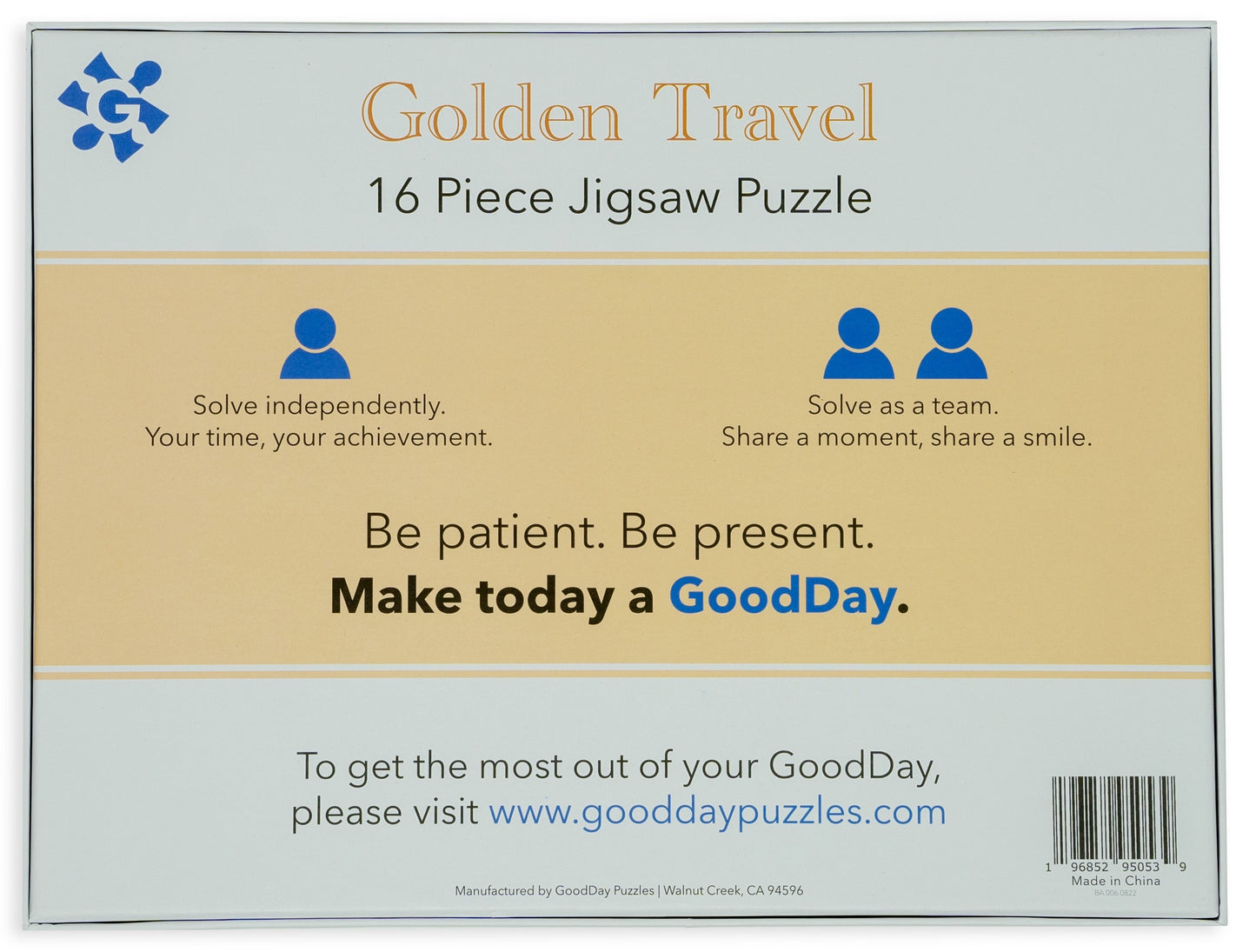 GOLDEN TRAVEL — 16 Piece